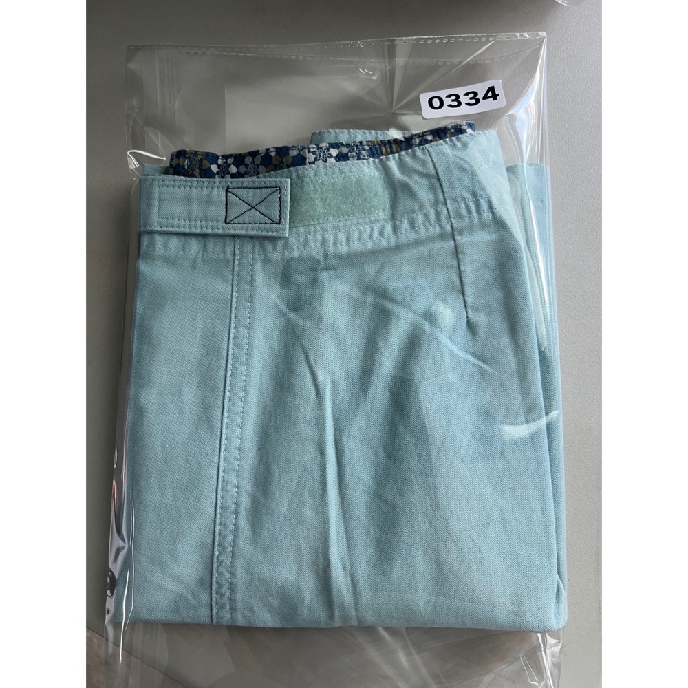 Horny Toad Women's Light Blue Herringbone Cargo Skirt Adjustable Waist Utility - Picture 14 of 14